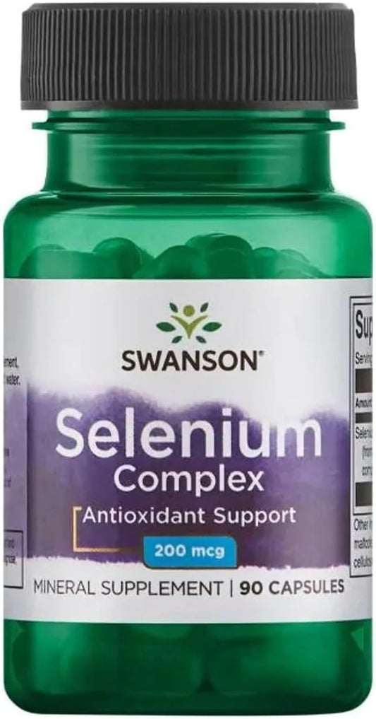 Swanson Albion Complexed Selenium 200 mcg, 90 Capsules
