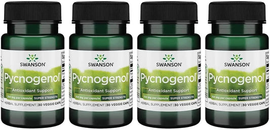 Swanson Ultra Pycnogenol Super Strength 150 mg, 30 Veg Capsules, 4 Pack