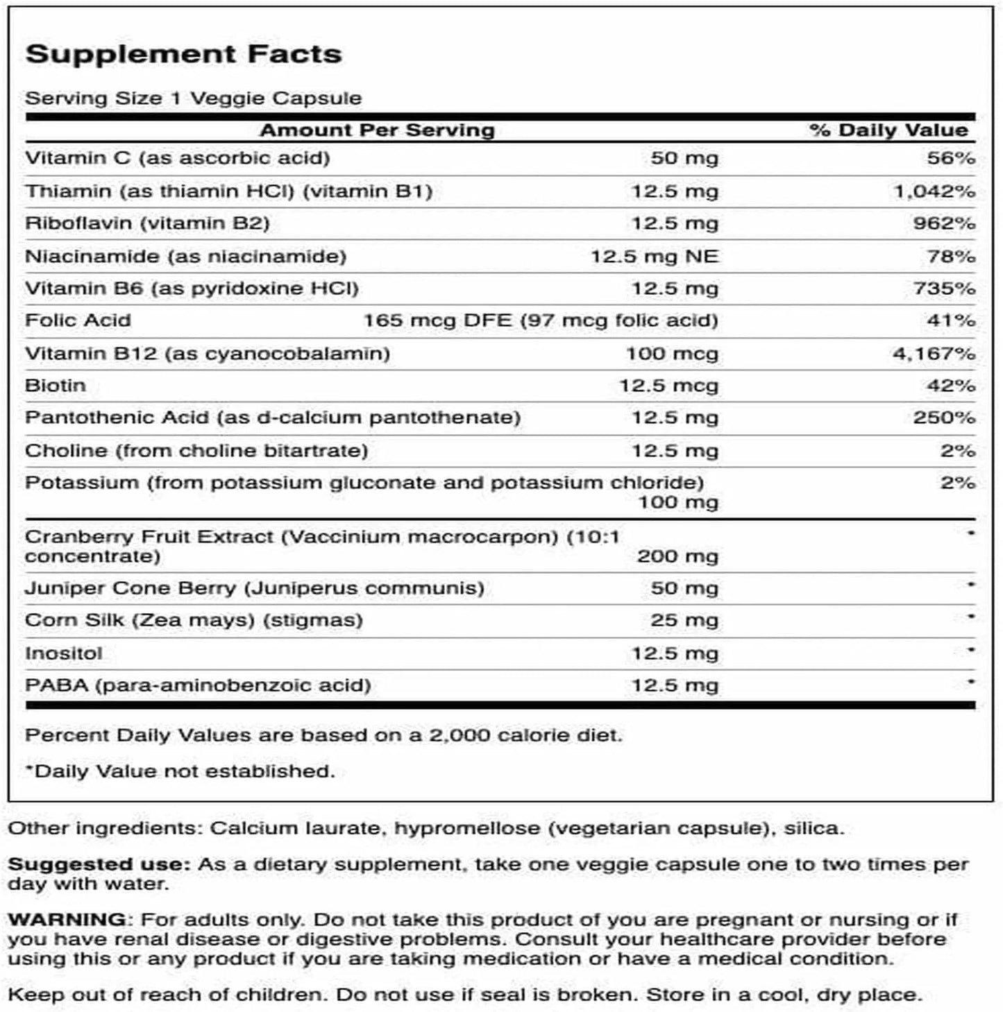 Swanson Kidney Essentials Urinary Support, 60 Veg Capsules