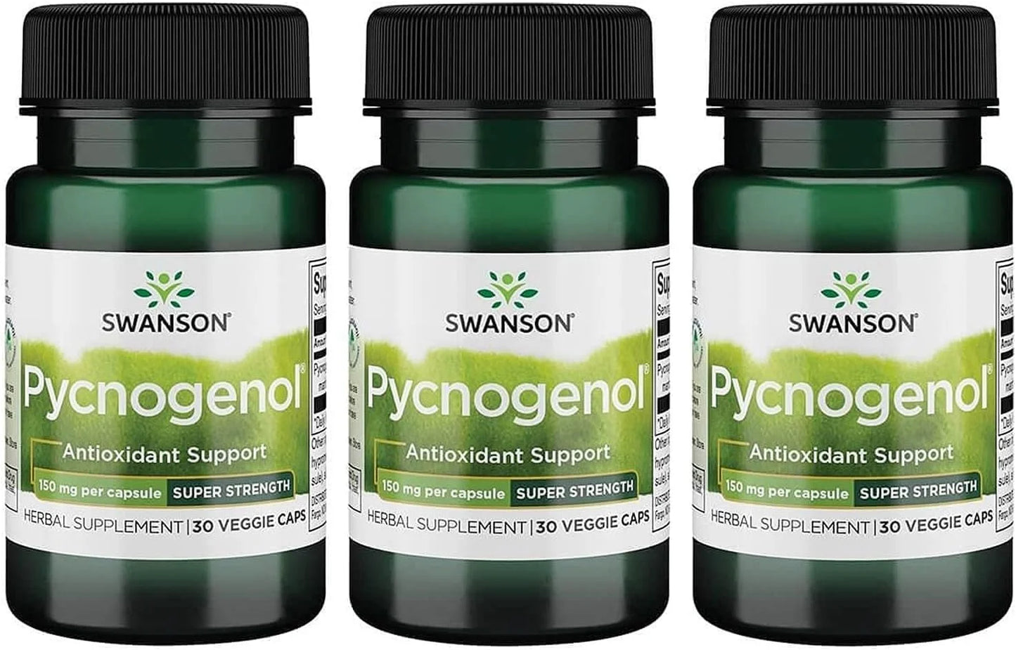 Swanson Ultra Pycnogenol Super Strength 150 mg, 30 Veg Capsules, 3 Pack