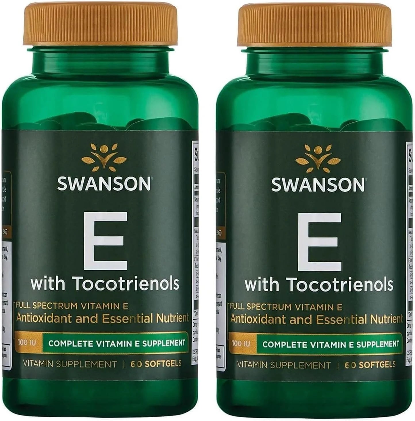 Swanson Full Spectrum Vitamin E (60 Softgels), 2 Pack