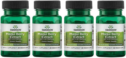 Swanson Maquibright 60 Milligrams, 30 Veg Capsules, 4 Pack