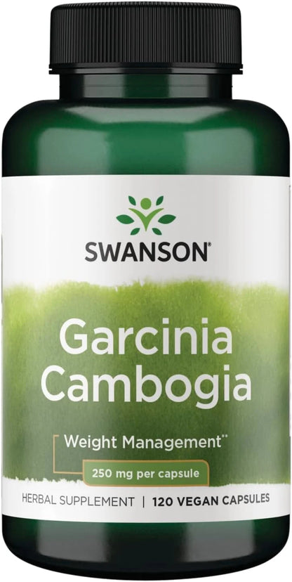 Swanson Garcinia Cambogia 250 mg, 120 Vegan Capsules