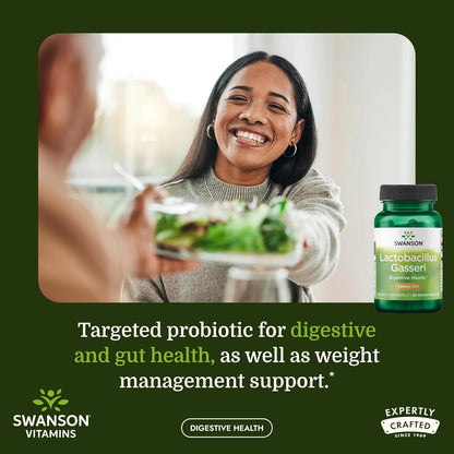 Swanson Lactobacillus Gasseri Probiotic, 3 Billion CFU, 60 Veg Caps, 2 Pk