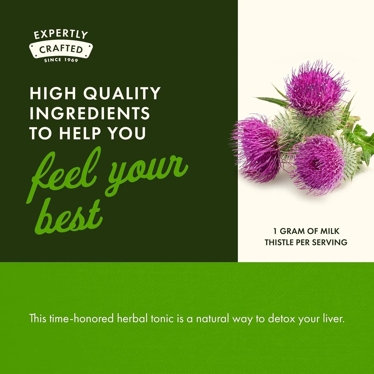 Swanson Full Spectrum Milk Thistle, 500 mg, 100 Vegan Capsules, 2 Pack