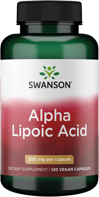 Swanson Alpha Lipoic Acid 300 mg, 120 Vegan Capsules