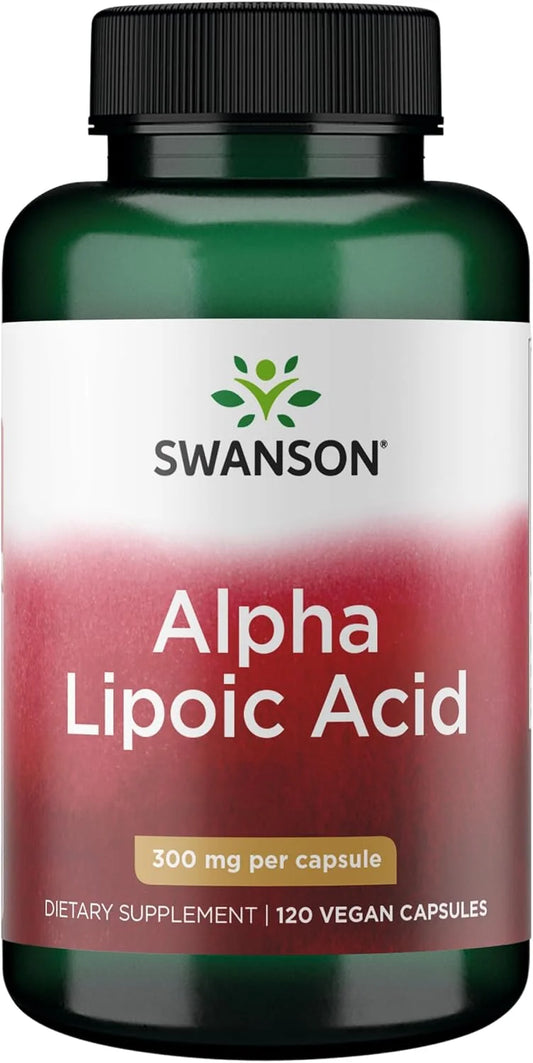 Swanson Alpha Lipoic Acid 300 mg, 120 Vegan Capsules