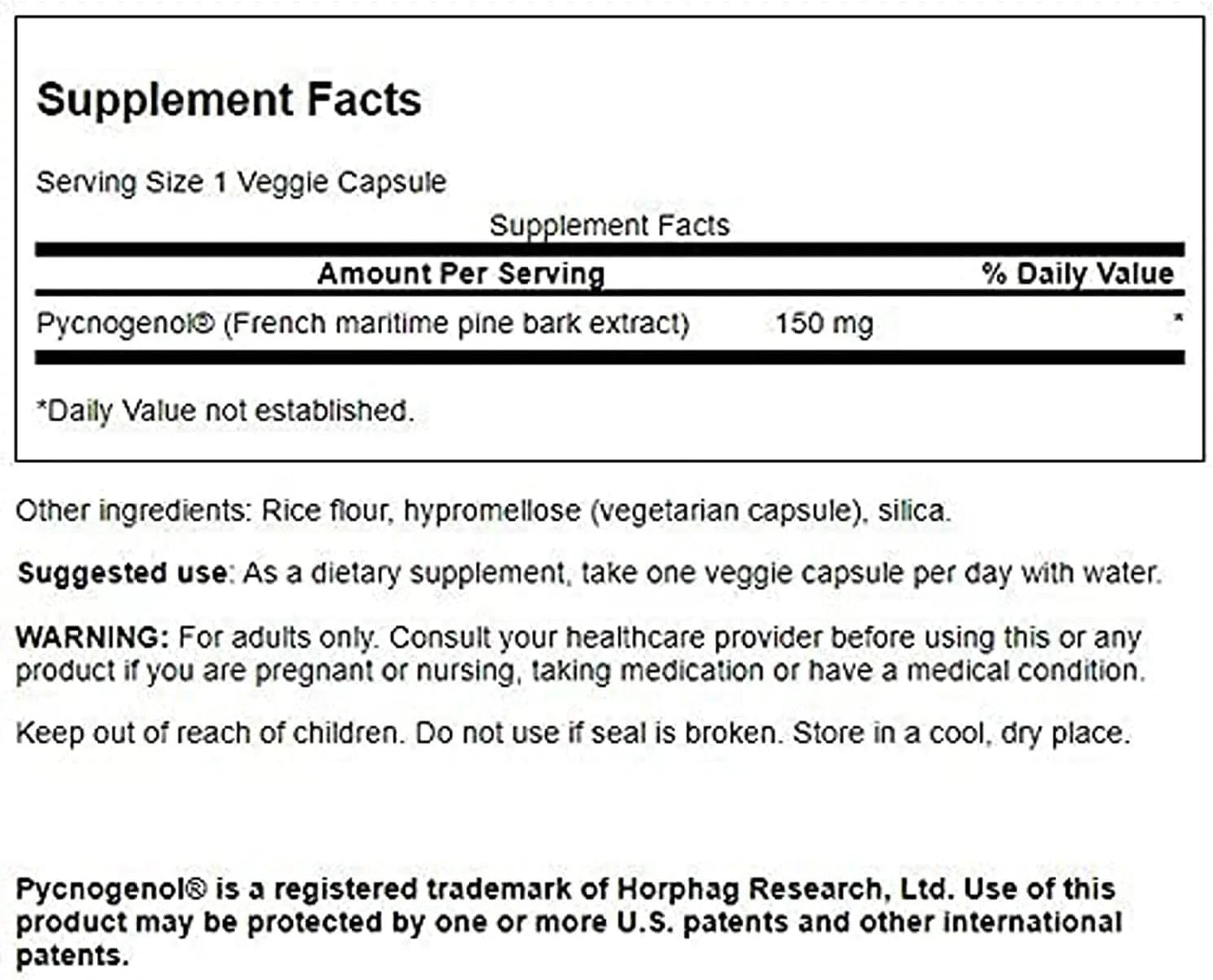 Swanson Ultra Pycnogenol Super Strength 150 mg, 30 Veg Capsules, 4 Pack