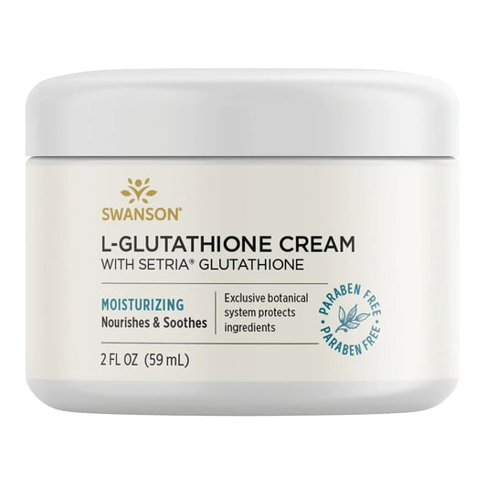 Swanson L-Glutathione Cream with Setria, 2 fl oz (59 ml)